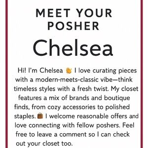 Meet Your Posher Profile Page